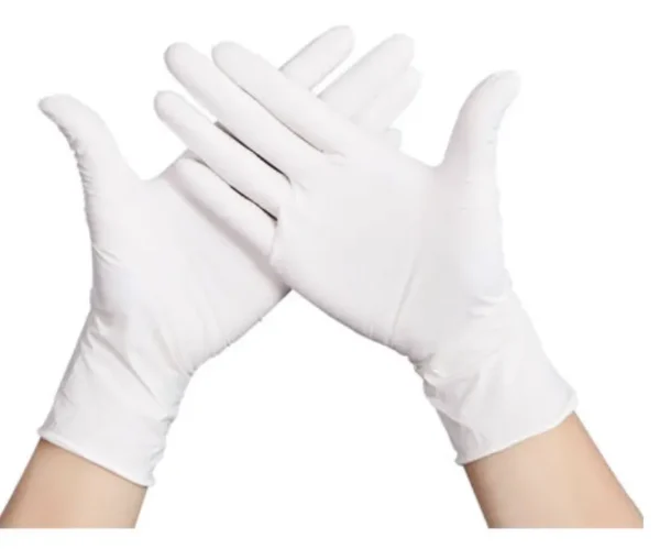 Gants en Latex Poudrés – Boite de 100 Pièces Jetables