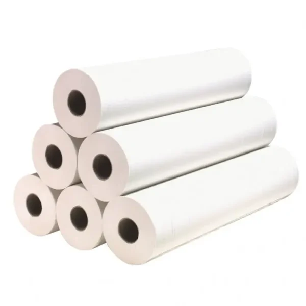 12 Rouleaux de Drap d’Examen Médical Jetable – Couleur Blanche