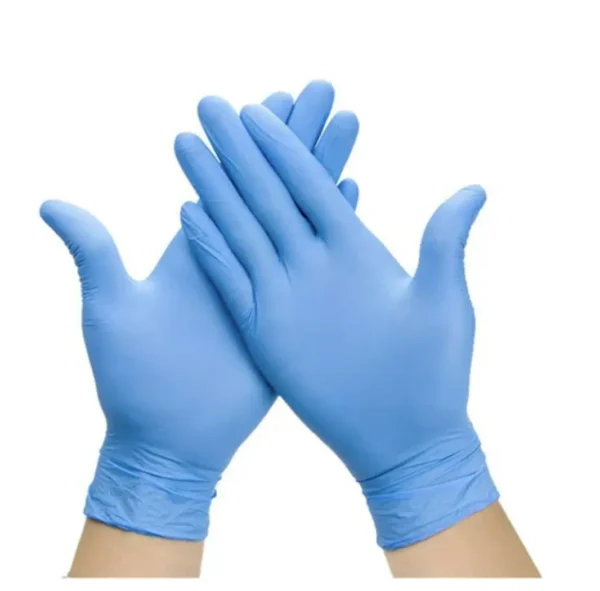 Gants en Nitrile Bleu – Boite de 100 Gants Jetables